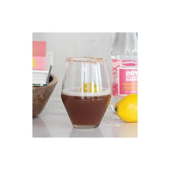 Hello Honey&reg; 3.25" Clear Round Drinking Glasses, 6ct. {6}