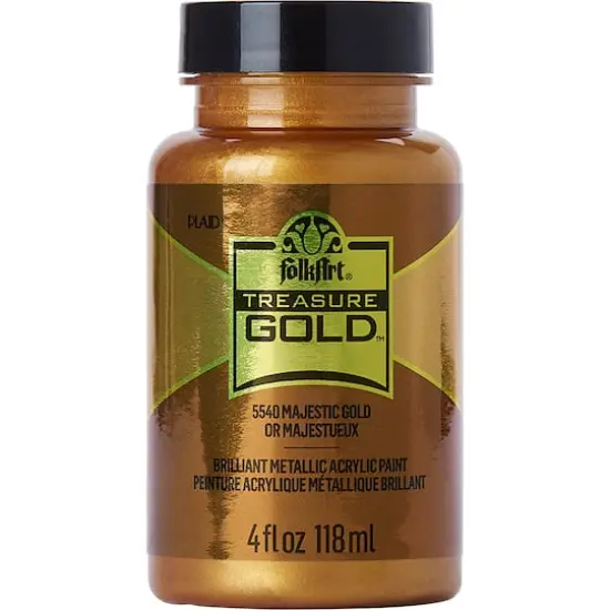 FolkArt&reg; Treasure Gold&trade; Metallic Paint Majestic Gold {1}