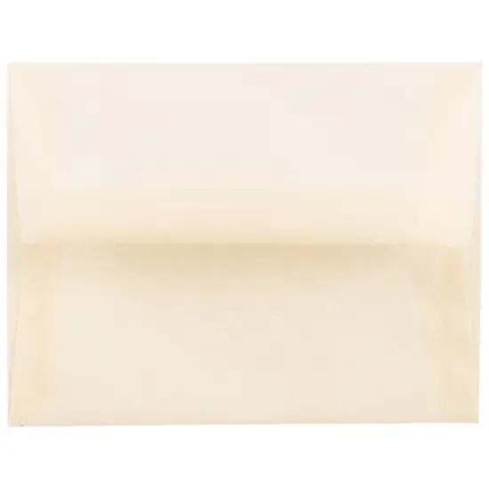JAM Paper A2 Translucent Vellum Invitation Envelopes, 50ct. Spring Ochre {1}