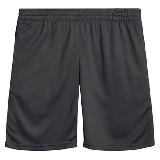 Galaxy by Harvic Boys Active Mesh Basketball Shorts Gray {1}