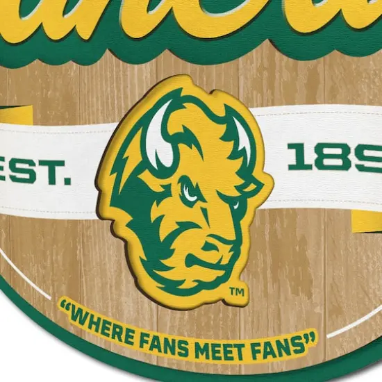 NCAA Fan Cave Sign North Dakota State Bison {6}