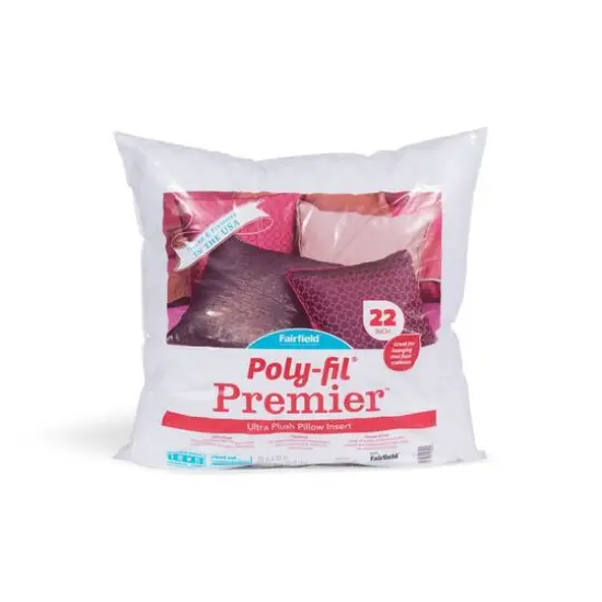 Poly-fil&reg; Premier&trade; 4ct. Oversize Pillow Inserts, 22" x 22" {1}