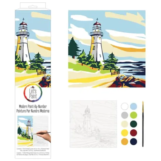 Plaid&reg; Lighthouse Paint-By-Number Kit {1}