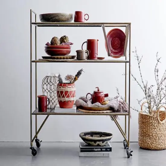 Hello Honey® Beige Handwoven Seagrass Basket with Handles Set {4}