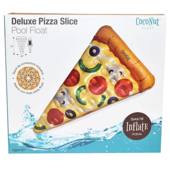 CocoNut Float 6ft. Pizza Slice Pool Float {5}