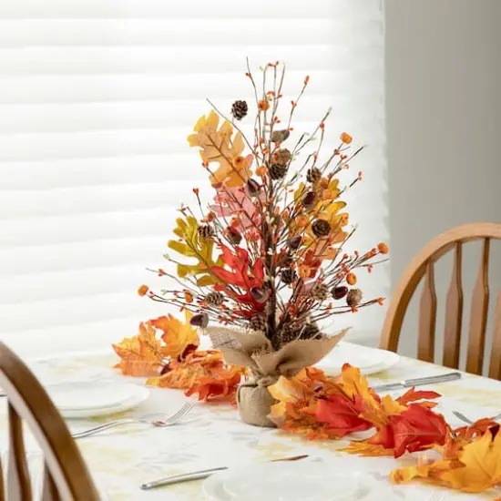 20" GlitzHome&reg; Harvest Tree Tabletop D&eacute;cor {10}