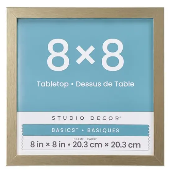 Basics&trade; Woodgrain Tabletop Linear Frame by Studio D&eacute;cor&reg; Gold {1}