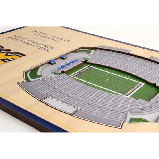 NCAA 3D StadiumViews Desktop Display West Virginia Mountaineers {5}