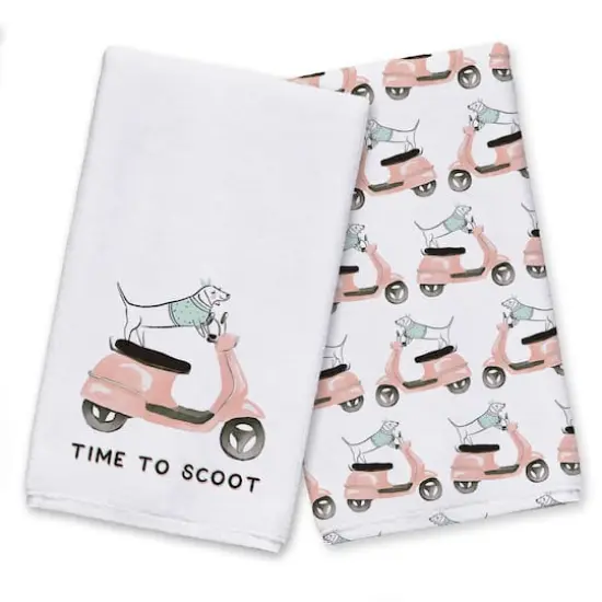 Funny Dog No.4 Tea Towel Set {1}