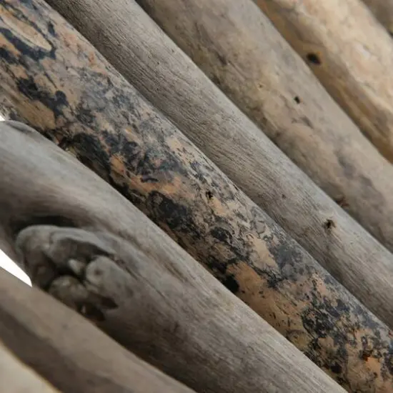 Hello Honey&reg; 26" Natural Coastal Decorative Driftwood Oval Tray {6}