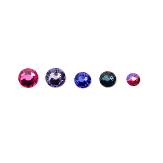Round Flatback Austrian Crystals Mix by Bead Landing™, 60ct. Supersonic {3}