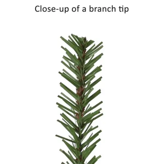 7ft. Pre-Lit Alpine Artificial Christmas Tree, Multicolor Lights {7}