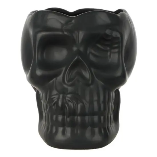 8" Skull Ceramic Decorative Container by Ashland&reg; {1}
