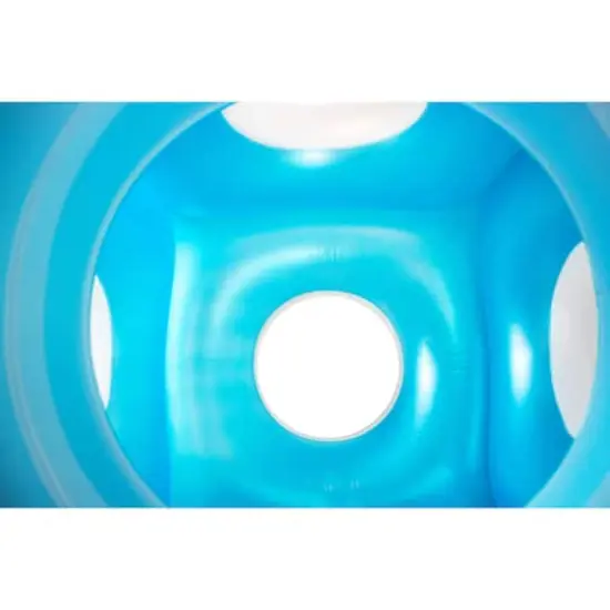 Swimline 49" Blue Inflatable Ice Cube Habitat Pool Float {4}