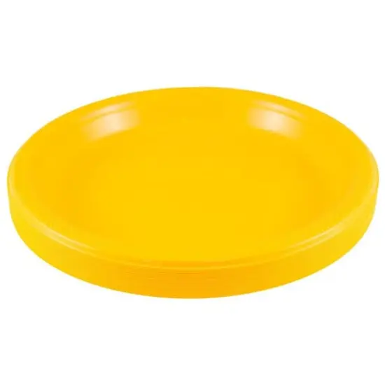 JAM Paper 10.25" Yellow Plastic Party Plates, 20ct. Assorted {3}