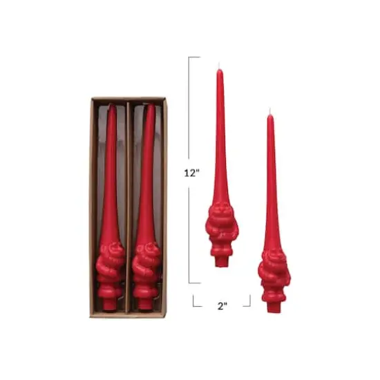 Hello Honey&reg; 12" Red Enchanted Gnome Taper Candles, 2ct. {4}
