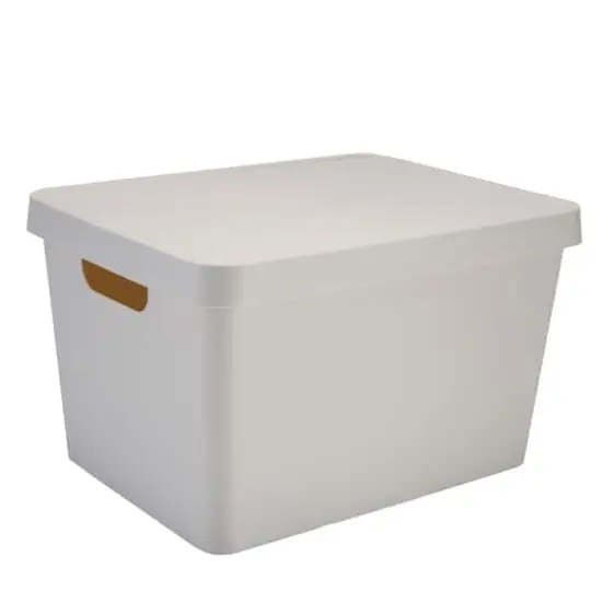 Simplify Vinto Storage Box with Lid Ivory {1}