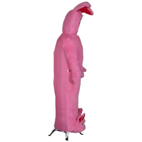 6ft. Photorealistic Airblown&reg; Inflatable Mixed Media Ralphie with Pink Fuzzy Plush Bunny Suit {4}