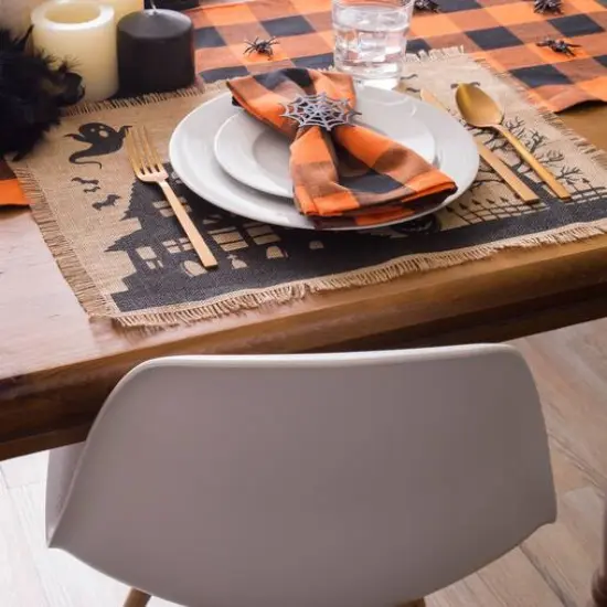 DII&reg; Haunted House Burlap Placemat Set {5}