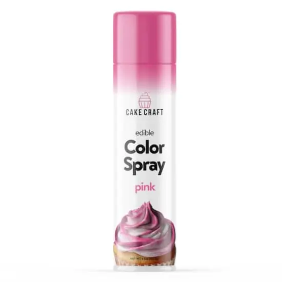 Cake Craft Food Color Spray Pink {1}