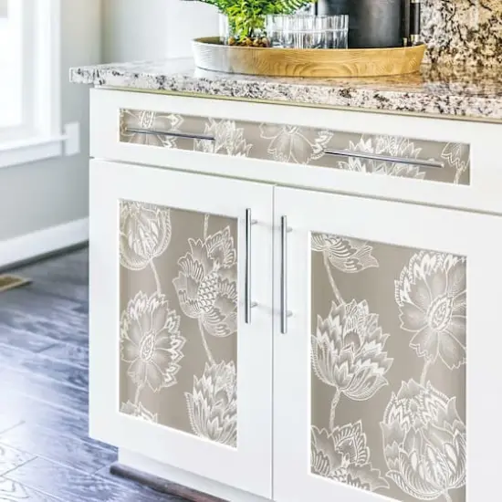 RoomMates Batik Jacobean Peel & Stick Wallpaper Taupe and White {6}