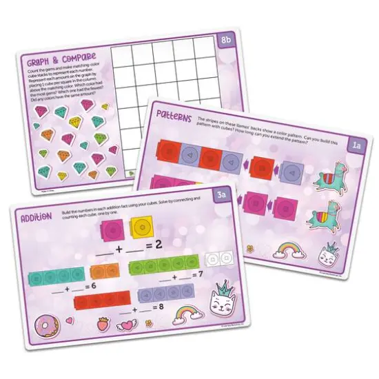 Learning Resources Mathlink Cubes Kindergarten Math Activity Set: Mathtastics! {4}