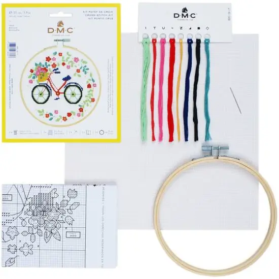 DMC&reg; Bicycle Cross Stitch Kit {3}