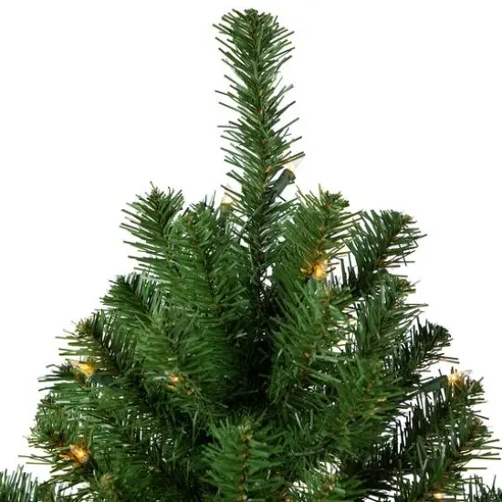 4.5ft. Pre-Lit Pendleton Spruce Full Artificial Christmas Tree, Clear Lights {6}