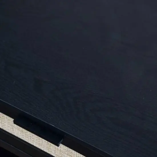 Household Essentials 23.5" Bungalow End Table Black {13}