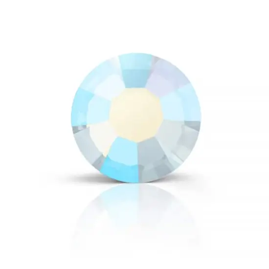 Preciosa MAXIMA SS20 Aurora Borealis Flatback Czech Crystals, 144ct. White Opal AB {1}