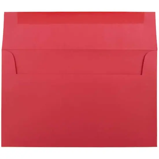 JAM Paper A10 Colored Invitation Envelopes, 50ct. Red {4}