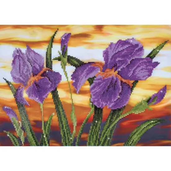Diamond Dotz&reg; Iris Sunset Diamond Painting Kit {1}