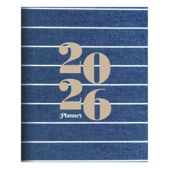 2026 Denim Large Monthly Planner {1}
