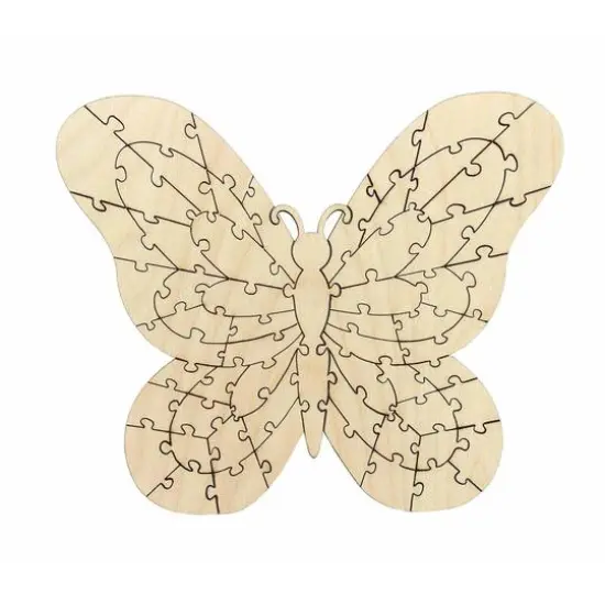 Leisure Arts&reg; Small Butterfly D.I.Y. Wood Puzzle {3}