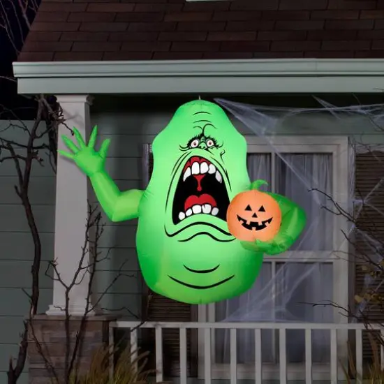 4ft. Airblown&reg; Inflatable Halloween Ghostbusters Hanging Slimer {3}