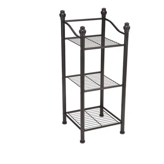 Organize It All 30" Belgium Oil Rubbed Bronze 3-Tier Shelving Tower {1}