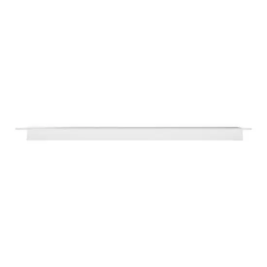 Hangz&trade; White Reversible No Stud 6" Depth Floating Shelf {3}