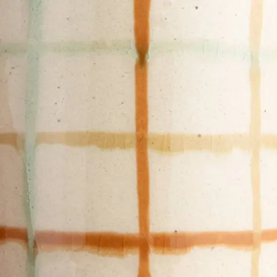 Hello Honey&reg; 12oz. Multicolor Stoneware Mugs with Checkered Pattern, 4ct. {9}