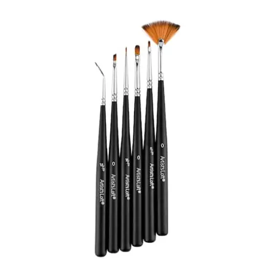 6-Piece Mixed Media Detail Brush Set by Artist's Loft&reg; {1}