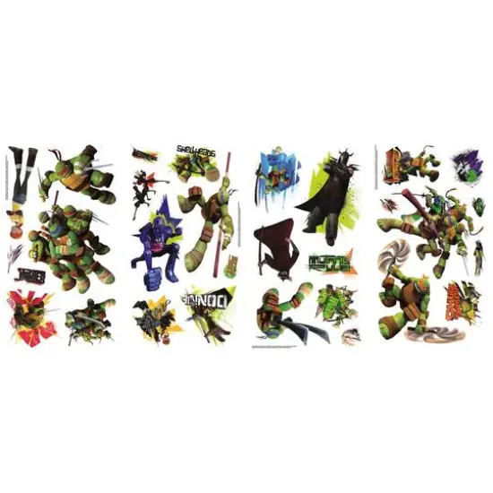 RoomMates Teenage Mutant Ninja Turtles Peel & Stick Decals {1}