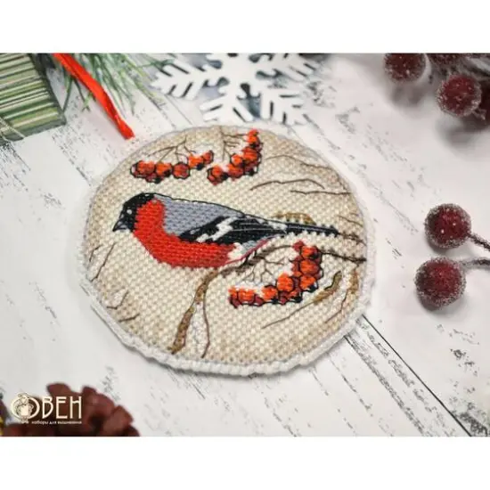 Oven Embroidery On Plastic Canvas Christmas Tree Toy Rowan Cross Stitch Kit {7}