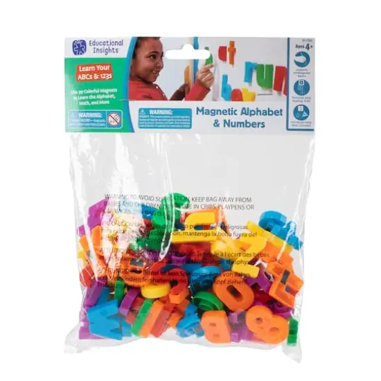 Educational Insights Magnetic Letters & Numbers, 2 Packs of 99 {3}