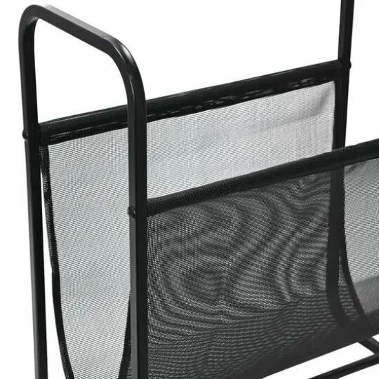 Household Essentials 20" Mesh Indoor/Outdoor Log Holder Magazine Rack {6}