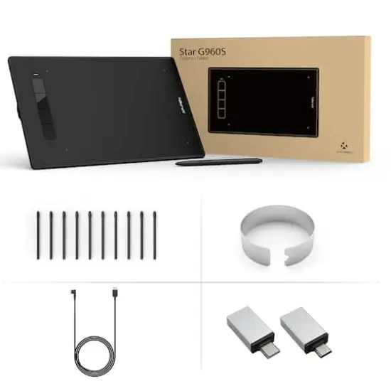 XPPen 9" x 6&Prime; Star G960S Graphics Drawing Tablet {6}