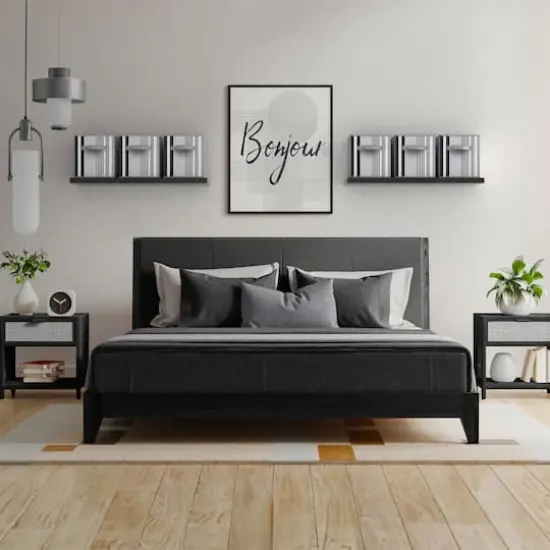 Sorbus 11" Black & Gray Foldable Storage Cubes, 6ct. {3}