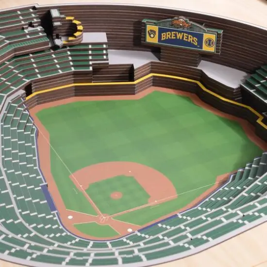 MLB 25-Layer StadiumView Wall Art Milwaukee Brewers {5}