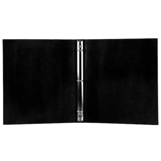 JAM Paper 1" BlackRecycled Kraft 3-Ring Binder {3}