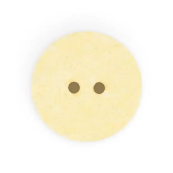 Dritz&reg; 18mm Recycled Cotton Koala Button, 9ct. Yellow {6}