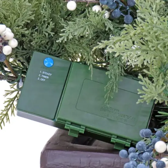 4ft. Green LED Evergreen & Eucalyptus Arrangement in Urn {5}