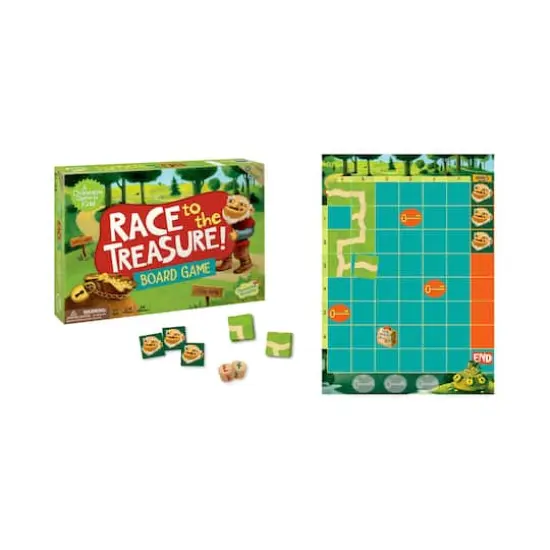 Race to the Treasure Cooperative Board Game {3}